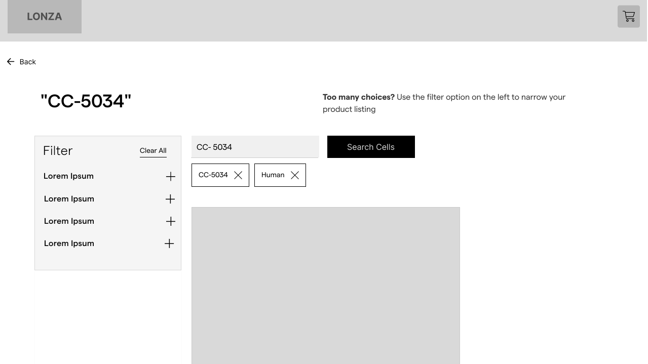 CellFindr product detail page